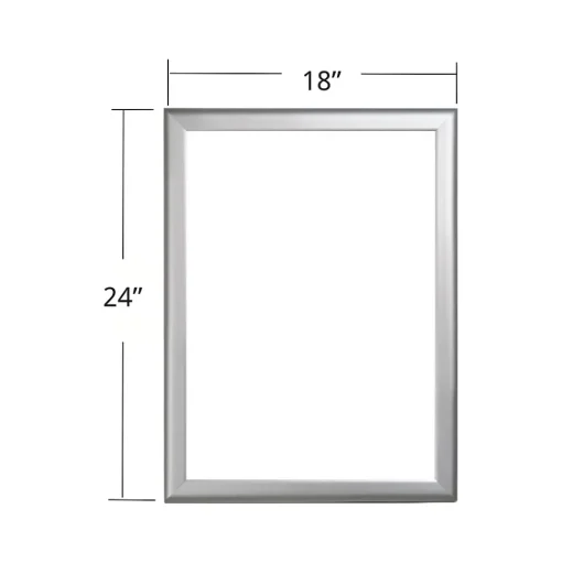Azar Dry Erase<Dry-Erase Whiteboard, Aluminum Frame, 24" x 18" (300228)