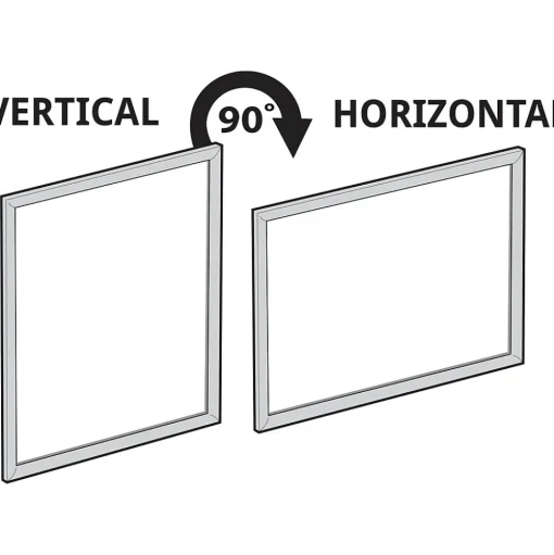 Azar Dry Erase<Dry-Erase Whiteboard, Aluminum Frame, 24" x 18" (300228)