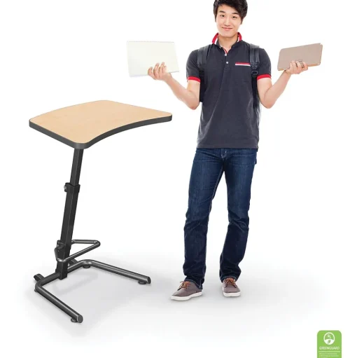 Balt Standing Desks<Up-Rite Student 43"H Adjustable Desk, Laminate (90532-7909-BK)