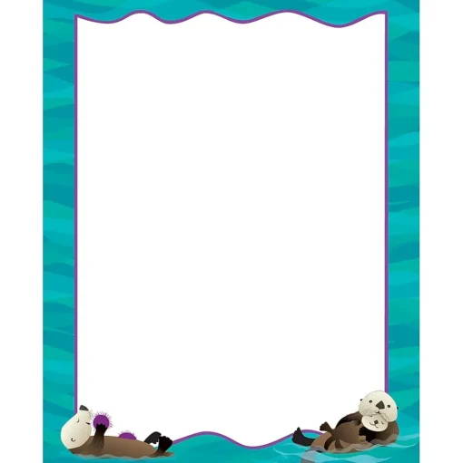 Barker Creek Classroom Paper<8 1/2" x 11" Printer Paper, Sea & Sky 200 per set (BC3864)