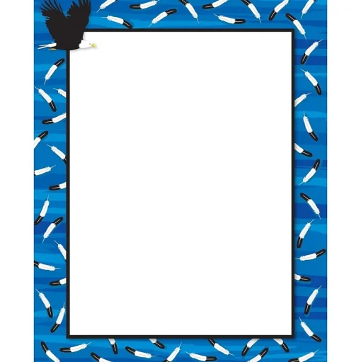 Barker Creek Classroom Paper<8 1/2" x 11" Printer Paper, Sea & Sky 200 per set (BC3864)