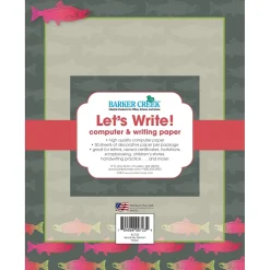 Barker Creek Classroom Paper<8 1/2" x 11" Printer Paper, Salmon 50 per package (BC723)