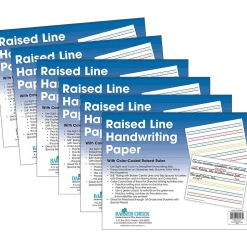 Barker Creek Classroom Paper<8.5" x 11" Raised Line Handwriting Paper, 300 Sheets/Set (5503-06)