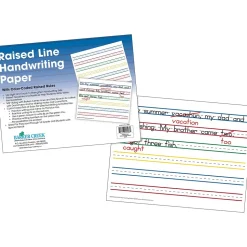 Barker Creek Classroom Paper<8.5" x 11" Raised Line Handwriting Paper, 300 Sheets/Set (5503-06)