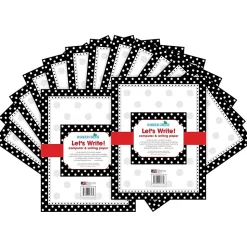 Barker Creek Classroom Paper<Black & White Dot Computer Paper, 100 Sheets/Set (BC3609)