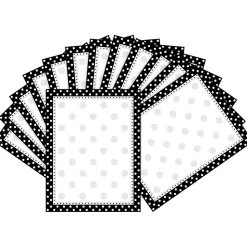 Barker Creek Classroom Paper<Black & White Dot Computer Paper, 100 Sheets/Set (BC3609)