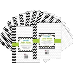 Barker Creek Classroom Paper<Black Chevron Computer Paper, 100 Sheets/Set (BC3622)