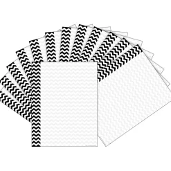 Barker Creek Classroom Paper<Black Chevron Computer Paper, 100 Sheets/Set (BC3622)