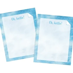 Barker Creek Classroom Paper<Blue Tie-Dye Computer Paper Pack, 100 Sheets/Set (4337)