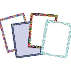 Barker Creek Classroom Paper<Customer Favorites 8 1/2" x 11" Computer Paper Set (four designs), 200 Sheets/Set (3555)