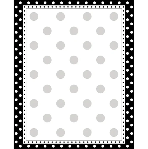 Barker Creek Classroom Paper<Dots Computer Paper (2 designs) — 100 Sheets/Set (BC3556)