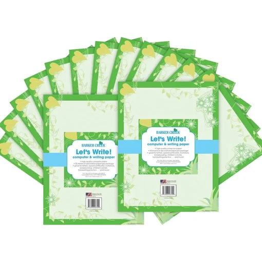 Barker Creek Classroom Paper<Go Green Computer Paper, 100 Sheets/Set (BC3613)