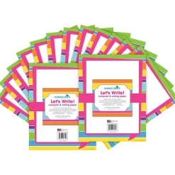 Barker Creek Classroom Paper<Happy Bright Stripe Computer Paper, 100 Sheets/Set (BC3625)