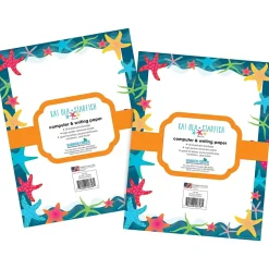 Barker Creek Classroom Paper<Kai Ola Starfish Computer Paper Pack, 100 Sheets/Set (4203)