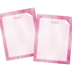 Barker Creek Classroom Paper<Pink Tie-Dye Computer Paper Pack, 100 Sheets/Set (4340)