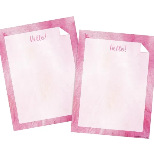 Barker Creek Classroom Paper<Pink Tie-Dye Computer Paper Pack, 100 Sheets/Set (4340)