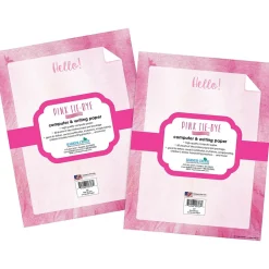 Barker Creek Classroom Paper<Pink Tie-Dye Computer Paper Pack, 100 Sheets/Set (4340)