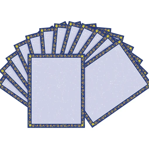 Barker Creek Classroom Paper<Reach for the Stars Computer Paper, 100 Sheets/Set (BC3621)