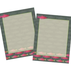 Barker Creek Classroom Paper<Sea & Sky Salmon Computer Paper, 8 ½” x 11", 100 Sheets/Set (BC3886)