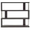 Baxton Studio Bookcases<Barnes 43.38'' W x 11.5'' D Bookshelf, Dark Brown (4339-STPL)
