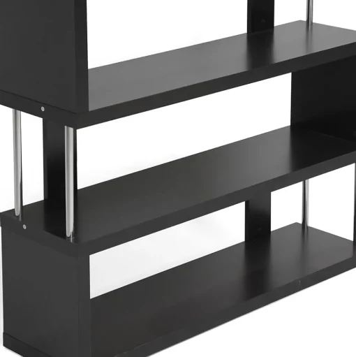 Baxton Studio Bookcases<Barnes 43.38'' W x 11.5'' D Bookshelf, Dark Brown (4339-STPL)