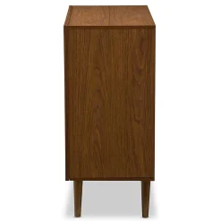 Baxton Studio Storage Cabinets<Harlow 35.14'' W x 16.3'' D Storage Cabinet, Brown and White (6782-STPL)
