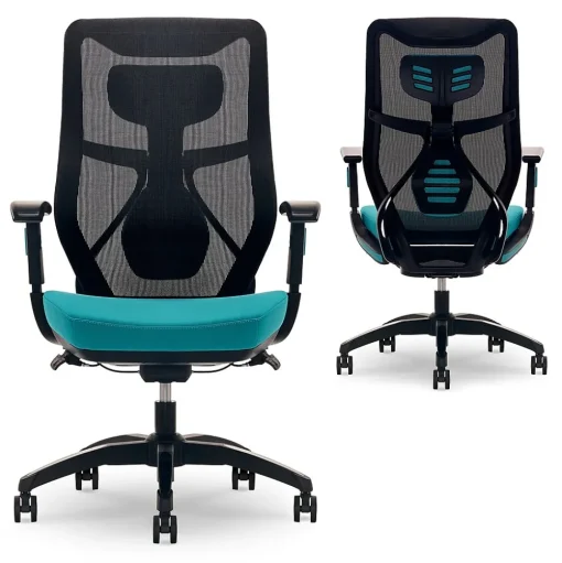 Beautyrest Ergonomic Chairs<Duo-EX Ergonomic Mesh Swivel Computer Chair, (60051-TEL)