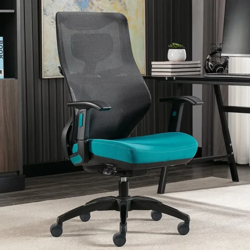 Beautyrest Ergonomic Chairs<Duo-EX Ergonomic Mesh Swivel Computer Chair, (60051-TEL)