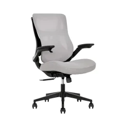 Beautyrest Ergonomic Chairs<ErgoMax Ergonomic Mesh/Fabric Swivel Task Chair, (60078-Gry)