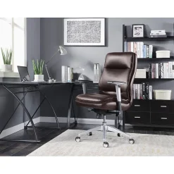 Beautyrest Office Chairs<Platinum Abott Mid-Back Task Chair, Brown (49608BR)