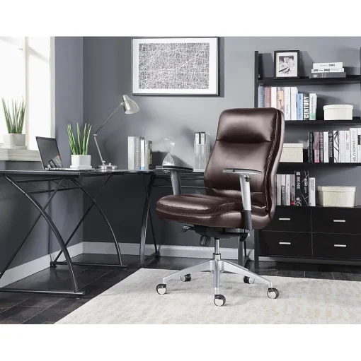 Beautyrest Office Chairs<Platinum Abott Mid-Back Task Chair, Brown (49608BR)