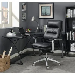 Beautyrest Ergonomic Chairs<Platinum Sofil Bonded Leather Executive Chair, (49404B)