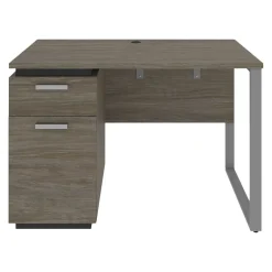 bestar Computer Desks<Aquarius Small 44" Computer Desk, Walnut Gray/Slate (114401-000035)