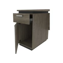 bestar Computer Desks<Aquarius Small 44" Computer Desk, Walnut Gray/Slate (114401-000035)