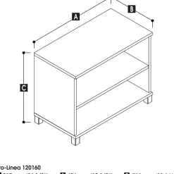 bestar Storage Cabinets<® Pro-Linea 28" Laminate 2-Shelf Bookcase, White (120160-1117)