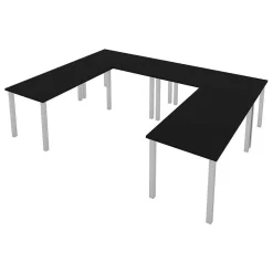 bestar Office Desks<Universel 60" Table Desk, Black (65901-000018)