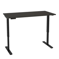bestar Standing Desks<Universel 60"W Electric Height Adjustable Desk, Deep Grey (65867-32)