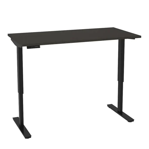 bestar Standing Desks<Universel 60"W Electric Height Adjustable Desk, Deep Grey (65867-32)