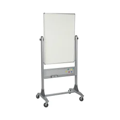 Best-Rite Dry Erase<Platinum Porcelain Dry-Erase Whiteboard, Anodized Aluminum Frame, 3' x 2' (669RU-DD)