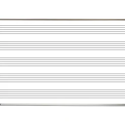 Best-Rite Dry Erase<Porcelain Steel Deluxe Aluminum Trim Oak 4' x 6' Porcelain Steel Dry Erase Whiteboard (202AG-S1)