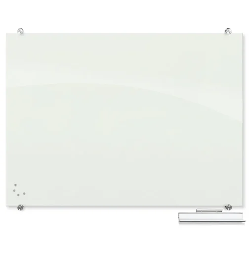 Best-Rite Dry Erase<Visionary Glass Dry-Erase Whiteboard, 4' x 3' (83844)