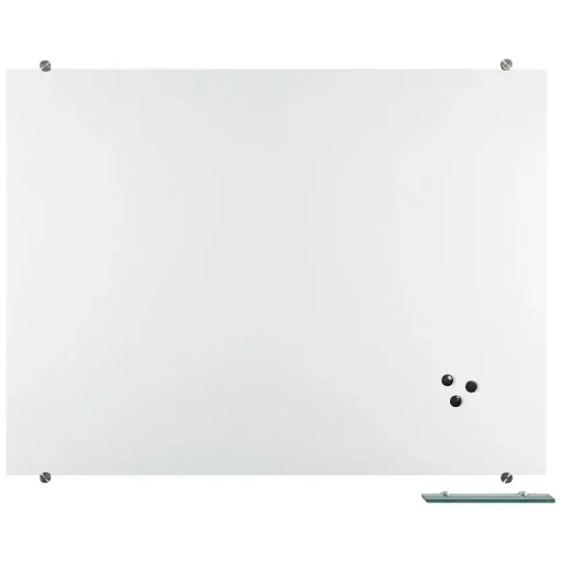 Best-Rite Dry Erase<Visionary Glass Dry-Erase Whiteboard, 4' x 3' (83844)