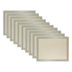 Better Office Awards & Certificates<Certificates, 11" x 8.5", Ivory/Silver, 100/Pack (64493-100PK)