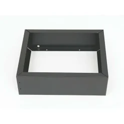 Bisley File Cabinets<Plinth Base for Steel Under Desk Multidrawer Cabinet, Black (MDPLINTH)