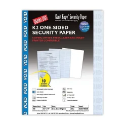 Blanks USA Security & Carbon<Kan't Kopy 8.5" x 11" Security Paper, 60 lbs., Blue, 500 Sheets/Ream (KK25A1VBLNB)