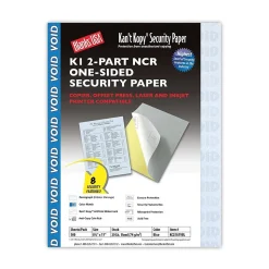 Blanks USA Security & Carbon<Kan't Kopy 8.5" x 11" Carbonless Security Paper, 20 lbs., Blue, 500 Sheets/Ream (KC25A1VBL)