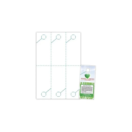 Blanks USA Business Cards<Blanks/USA® 4" x 9" 215 GSM Digital Gloss Cover Door Hangers, White, 600/Pack
