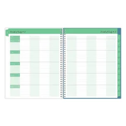 Blue Sky Grade Books<Floral Ditsy Dapply Light Weekly & Monthly Lesson Planner, 8.5" x 11" (132002-A23)