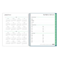 Blue Sky Grade Books<Floral Ditsy Dapply Light Weekly & Monthly Lesson Planner, 8.5" x 11" (132002-A23)