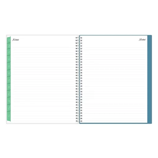 Blue Sky Grade Books<Floral Ditsy Dapply Light Weekly & Monthly Lesson Planner, 8.5" x 11" (132002-A23)